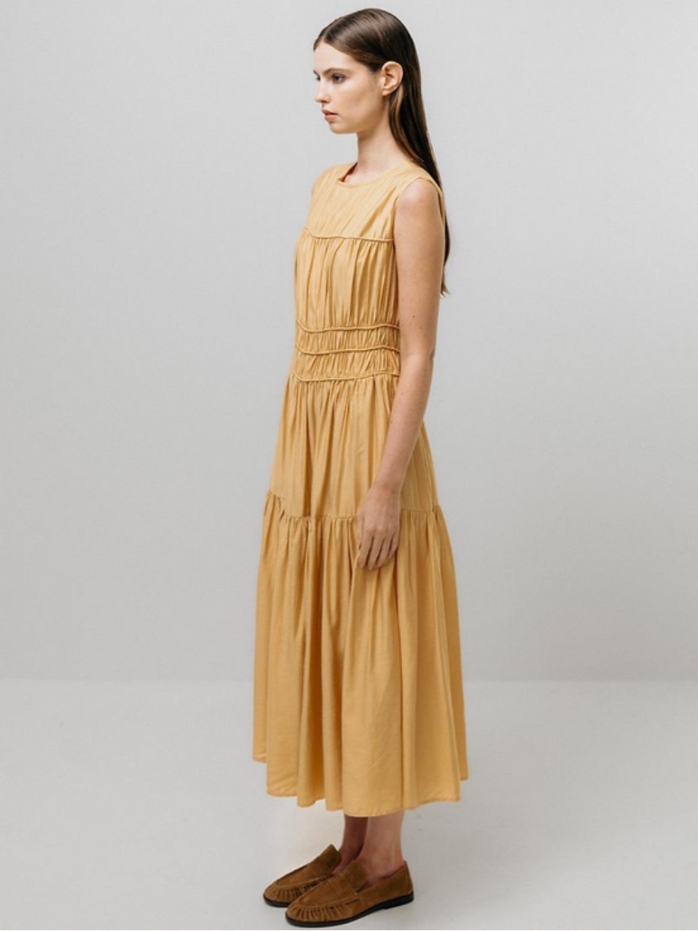 Emin & Paul Shoreditch Women’s Yellow Sleeveless Dress Size Medium Tuckernuck